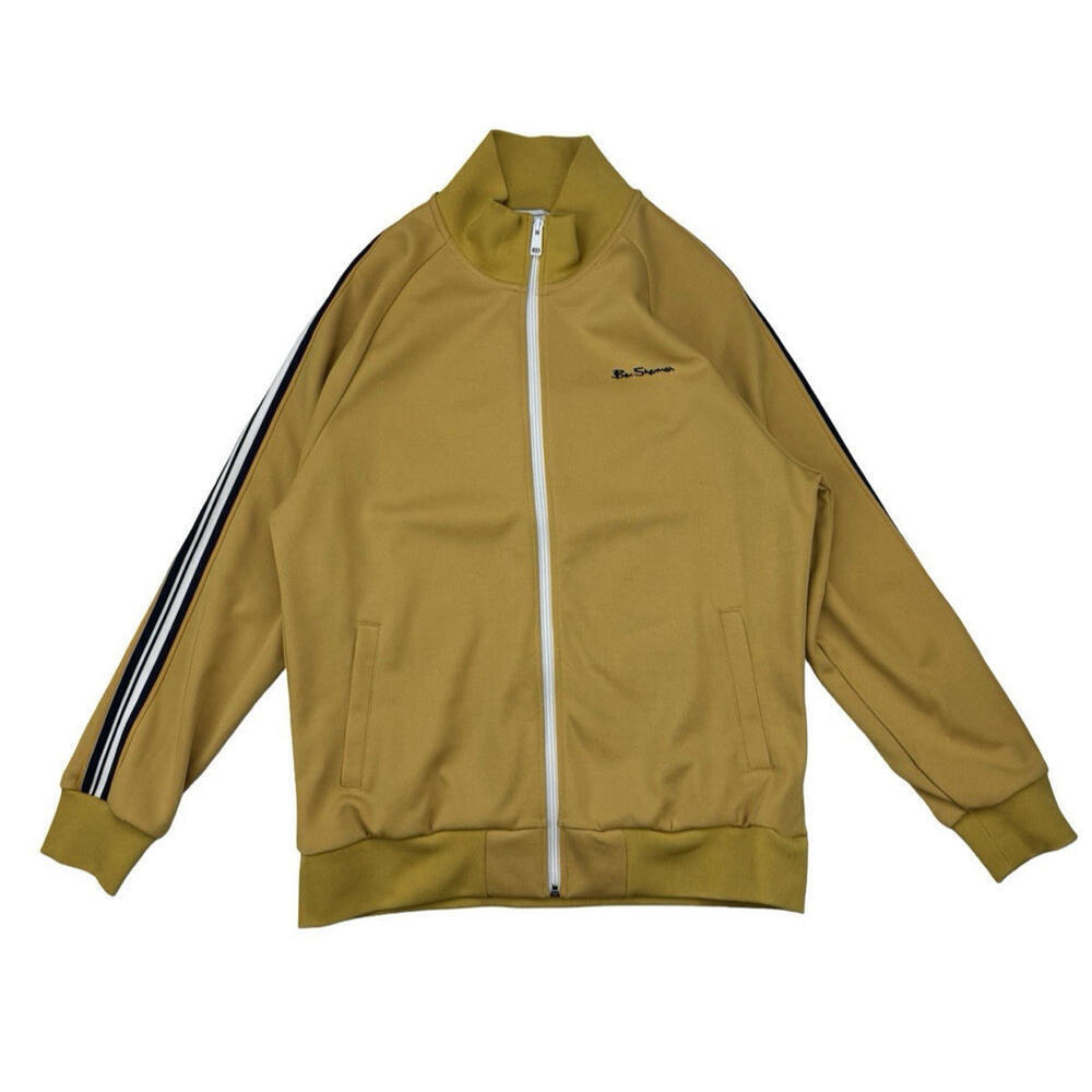 Ben Sherman House Taped Track Top Sunflower Yellow Size L